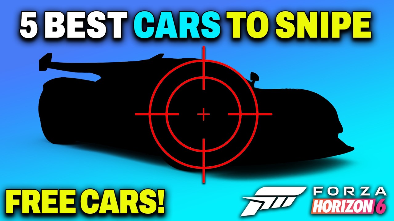 ТОП-5 ЛУЧШИХ авто для снайпинга в Forza Horizon 6 &mdash; ЗАРАБОТАЙ 100 МЛН КР В ЧАС!