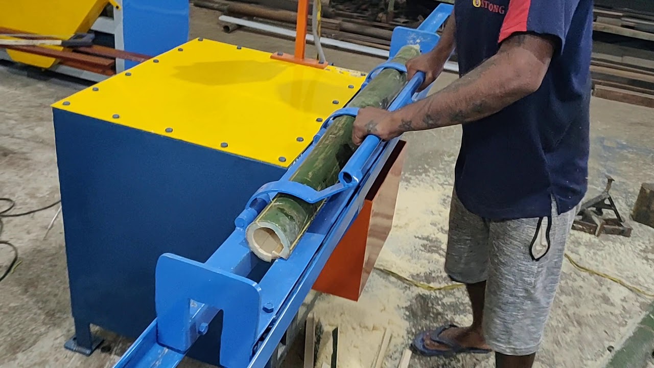 Bamboo parallel splitting machine