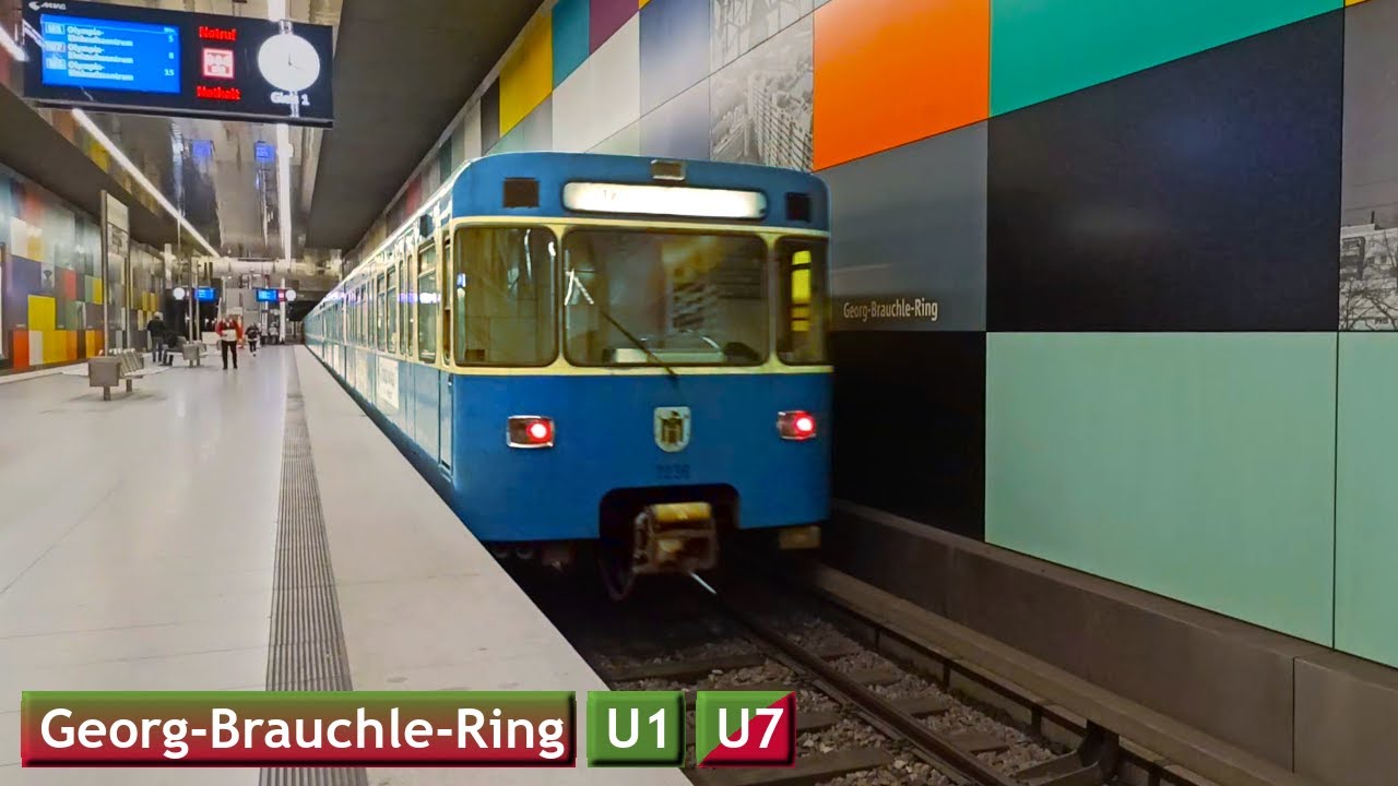 Georg-Brauchle-Ring U1 - U7 : Мюнхенский метрополитен ( MVG C2 - A )