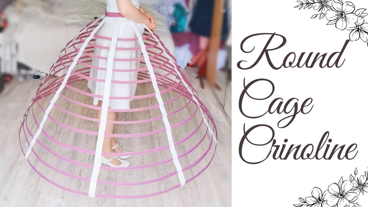 Building A Round Cage Crinoline Without Sewing Pattern