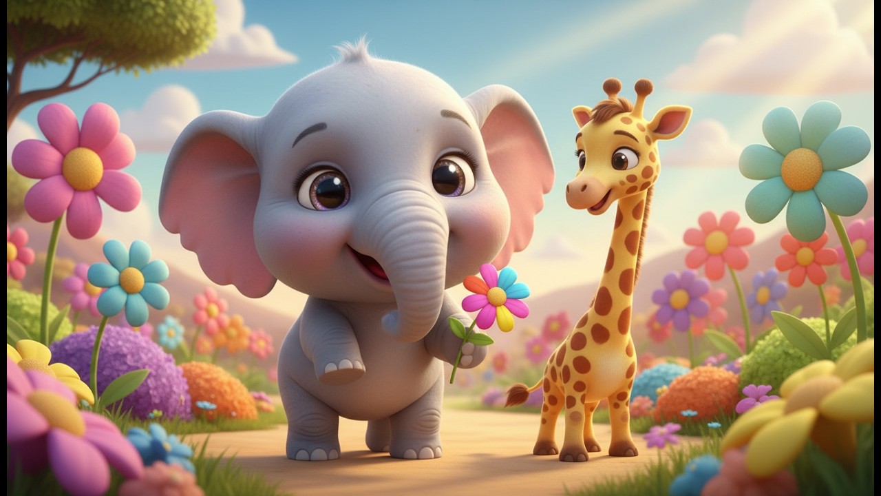 🐘 Das kleine Elefantenbaby | Elefantenlied für Kinder | Lustiges Tierlied Deutsch