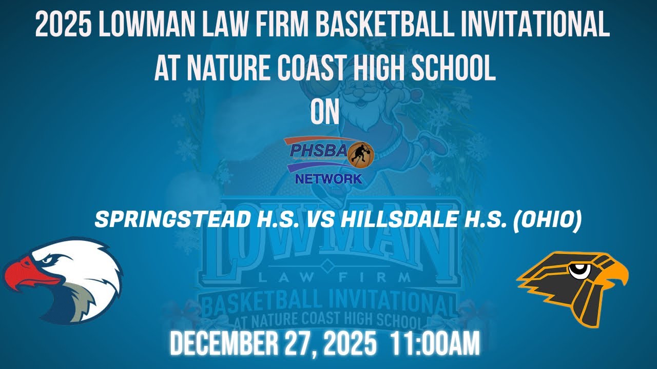 SPRINGSTEAD HIGH SCHOOL VS HILLSDALE HIGH SCHOOL (OHIO)