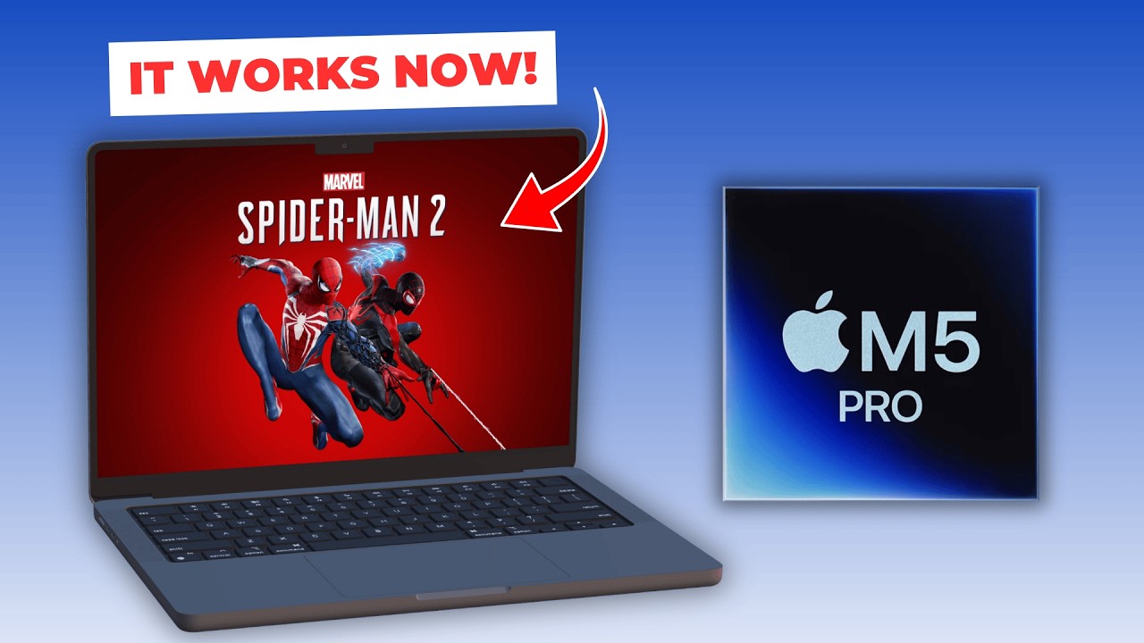 Играть на MacBook Pro M5 Pro &mdash; это ПОТРЯСАЮЩЕ! Протестировано 12 игр.