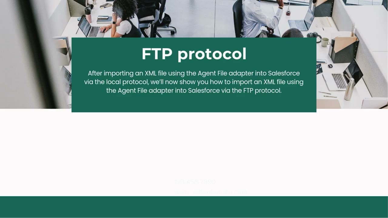 How to import an XML file using different protocols Local, FTP, and SFTP into Salesforce?