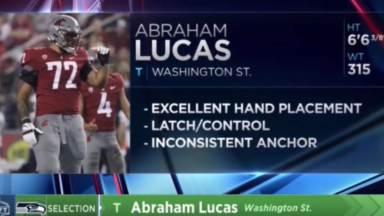 Seahawks Pick Abraham Lucas With The 72nd Pick | 2022 NFL Draft