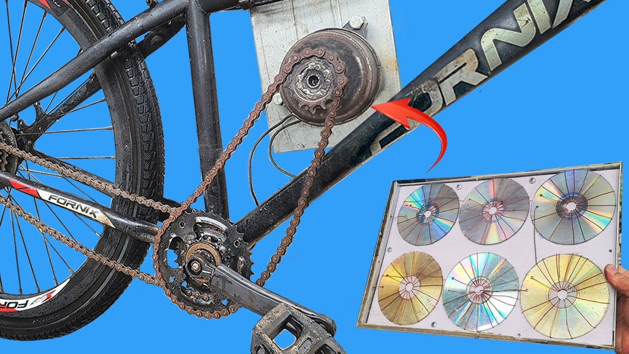 Ни NASA, ни Китай не додумались до этого! Превратите велосипед в электровелосипед на солнечных батар