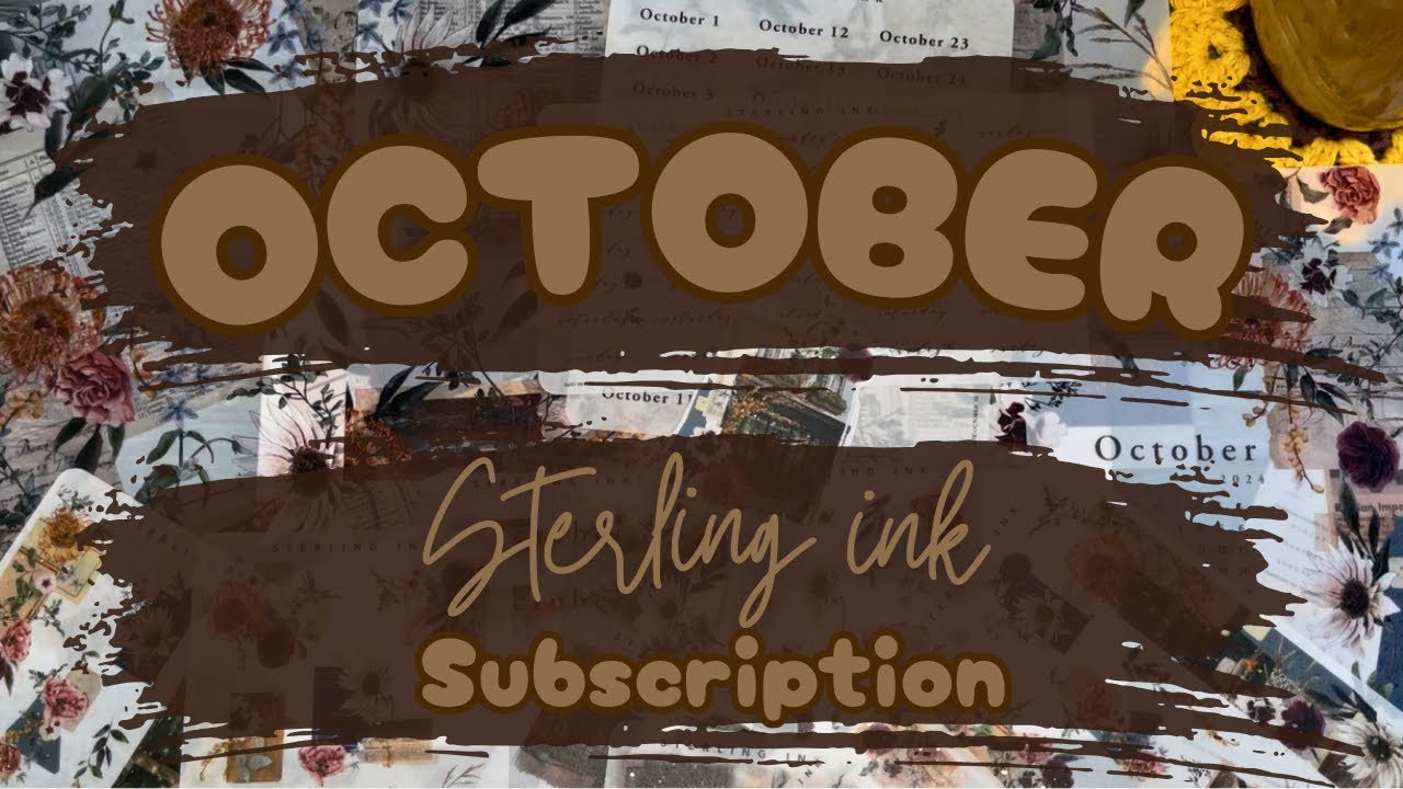 Sterling Ink Subscription Unboxing | October 2024