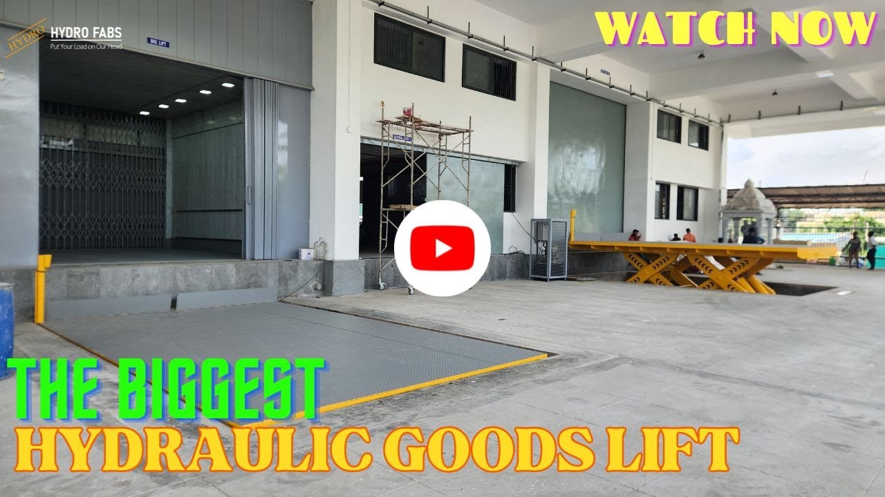 From Ground to Sky: Watch Our Enormous Goods Lift in Action,12Ton Goods Lift and 15-Ton Scissor Lift