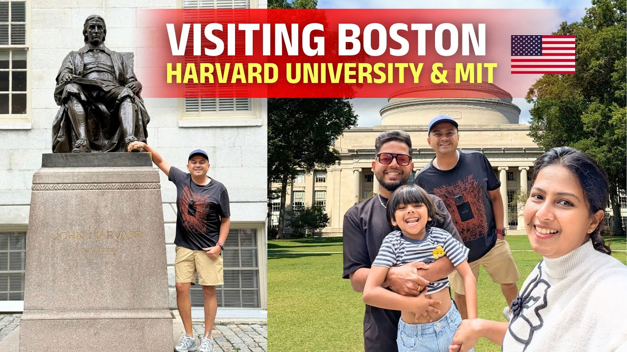 Visiting Harvard University, MIT & Boston Tea Party Ships