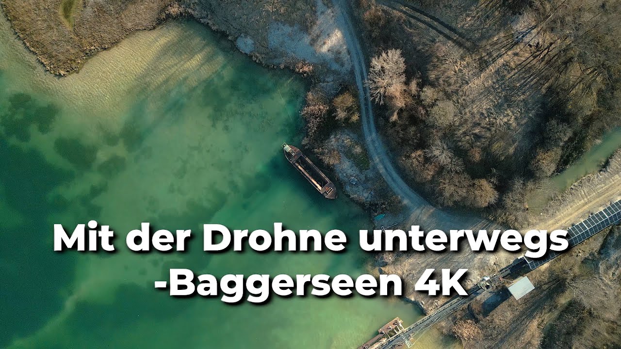 Mit der Drohne unterwegs -Baggerseen 4K