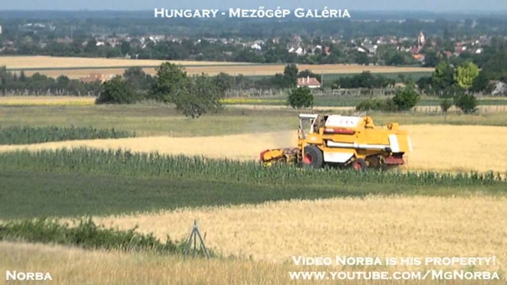 Claas Dominator 106 - Rába engine sound in Hungary