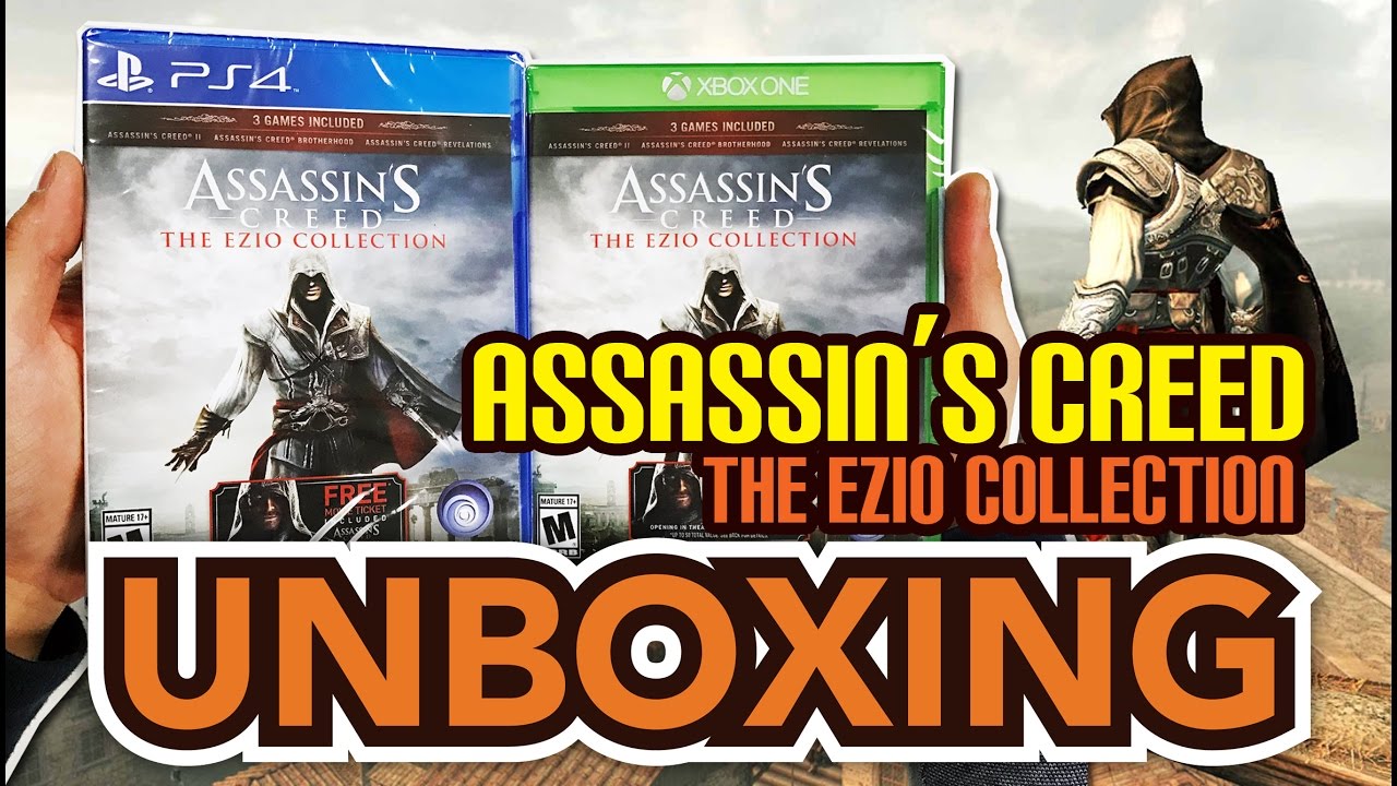Assassin's Creed The Ezio Collection (PS4/Xbox One) Unboxing !!