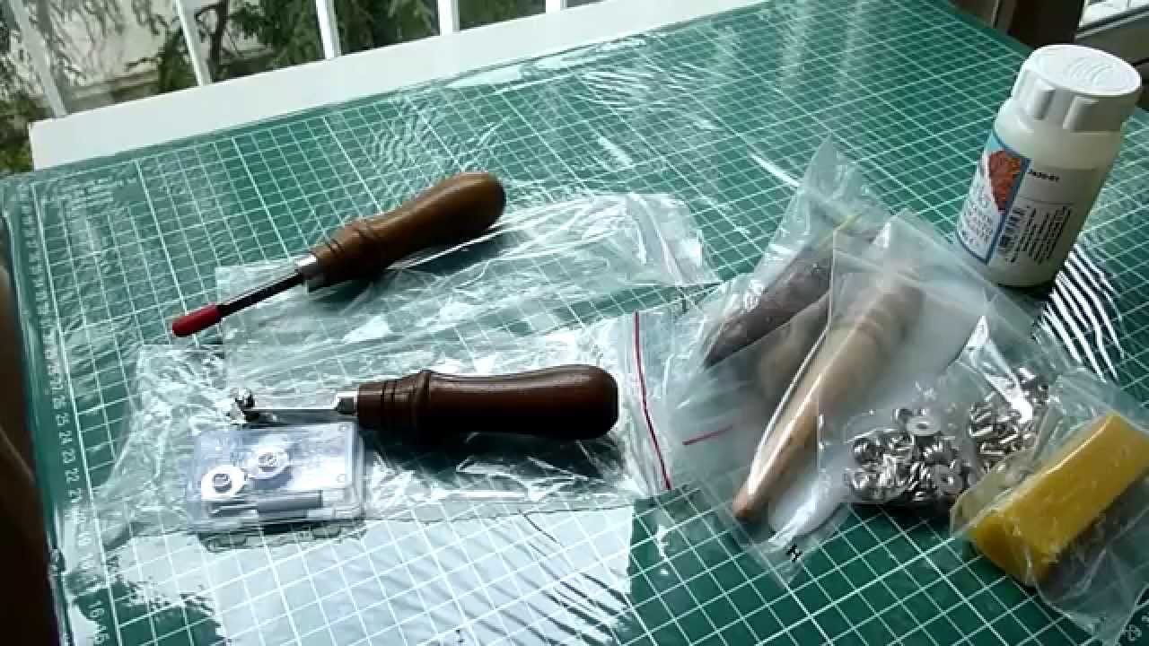 Mes outils pour le cuir - Les nouveaux et les anciens - Unboxing