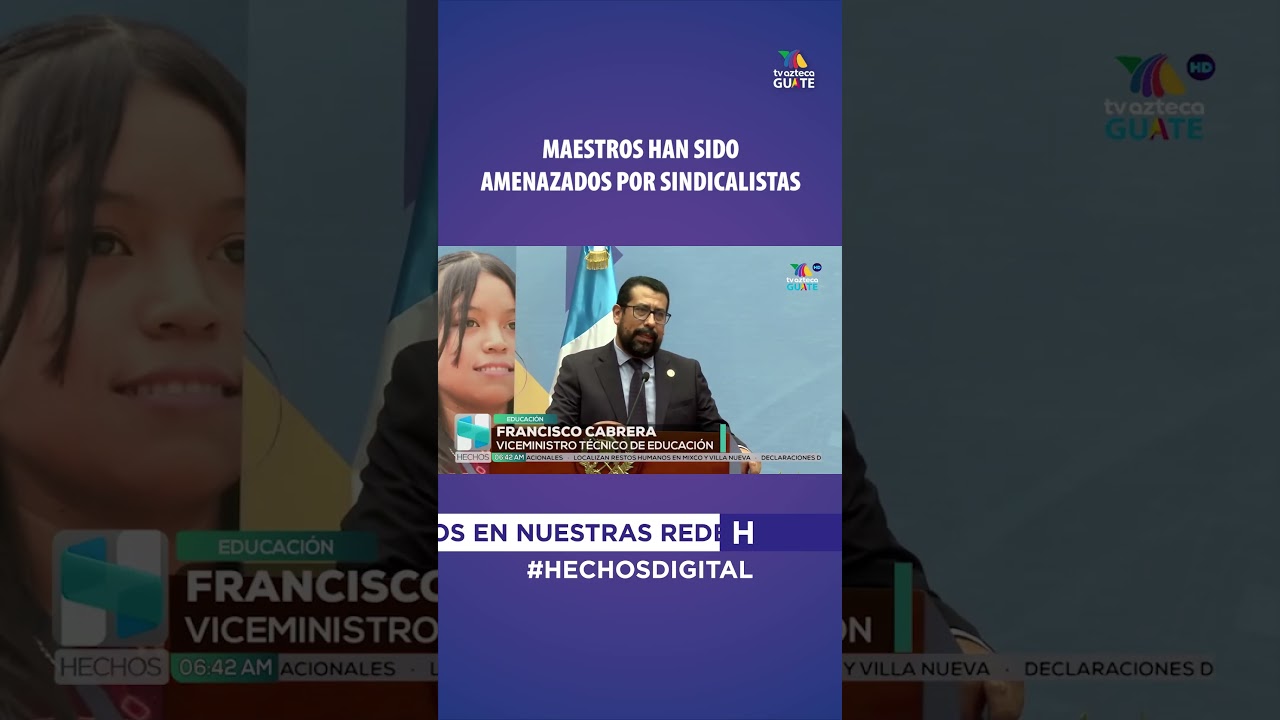 #Nacional | Maestros han sido amenazados por sindicalistas.#HechosAm