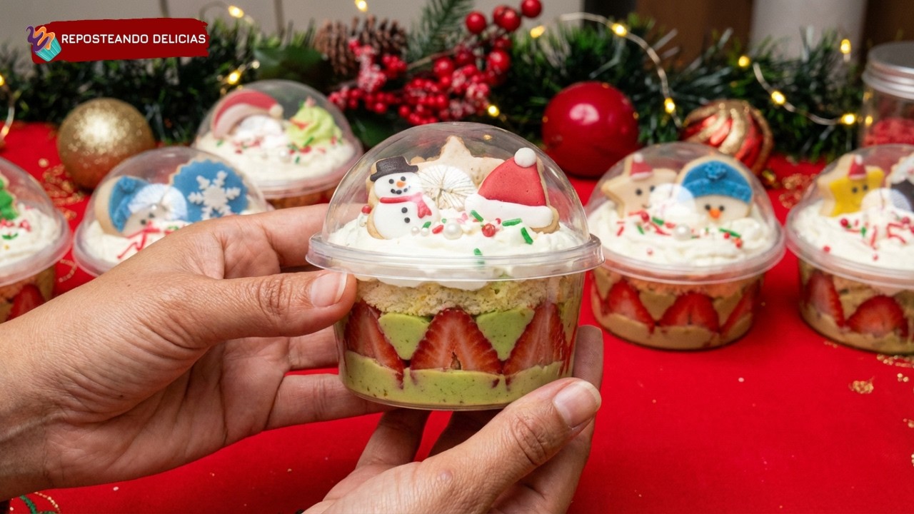 🎇GLOBO NAVIDEÑO 3 Leches de Pistacho | 🤑Vende MÁS con Postres Individuales
