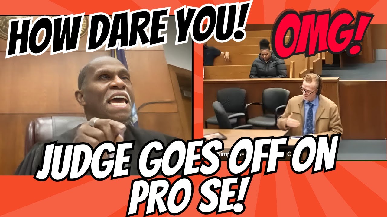 BEYOND PISSED JUDGE SIMPSON GOES TO WAR WITH PRO SE DEFENDANT!
