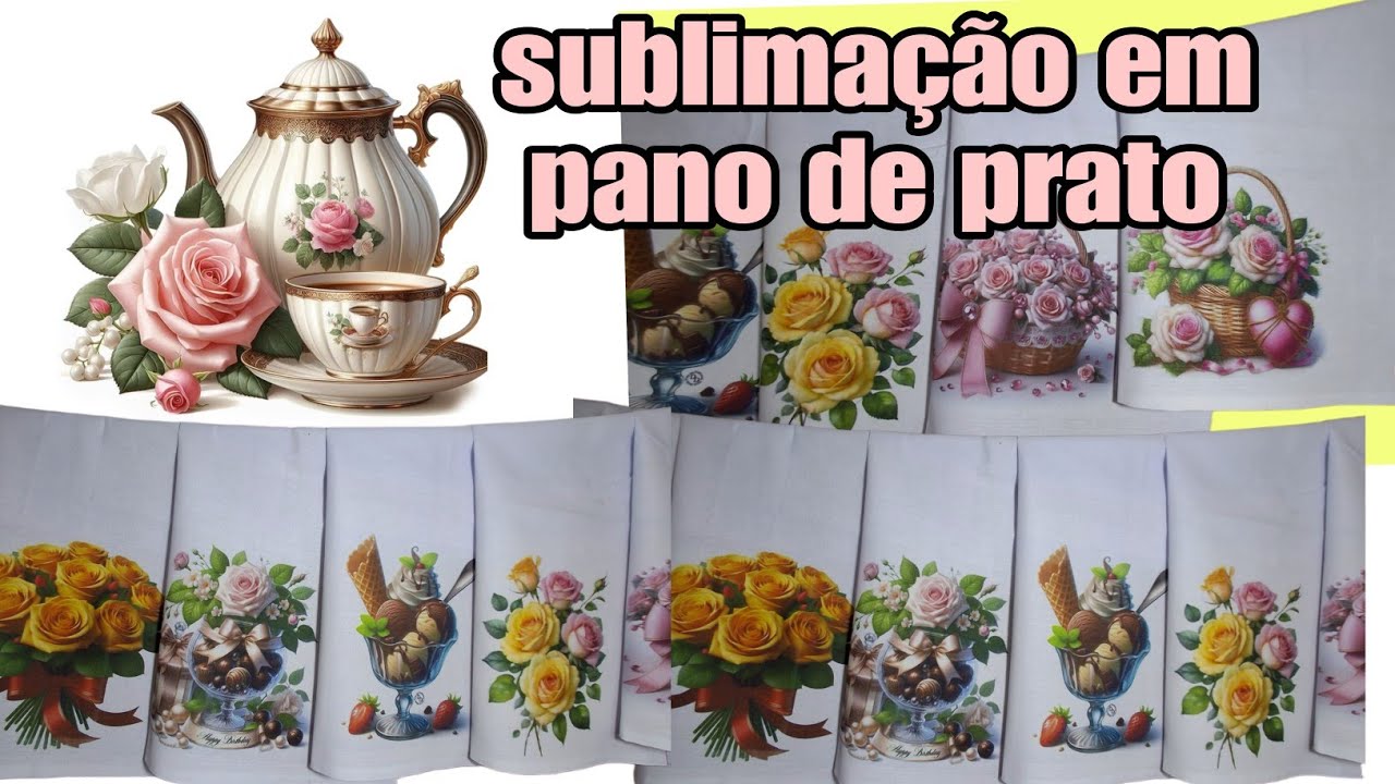 Como Faço a emenda da impressão para sublimação em pano de prato tamanho grande (Aula 2)