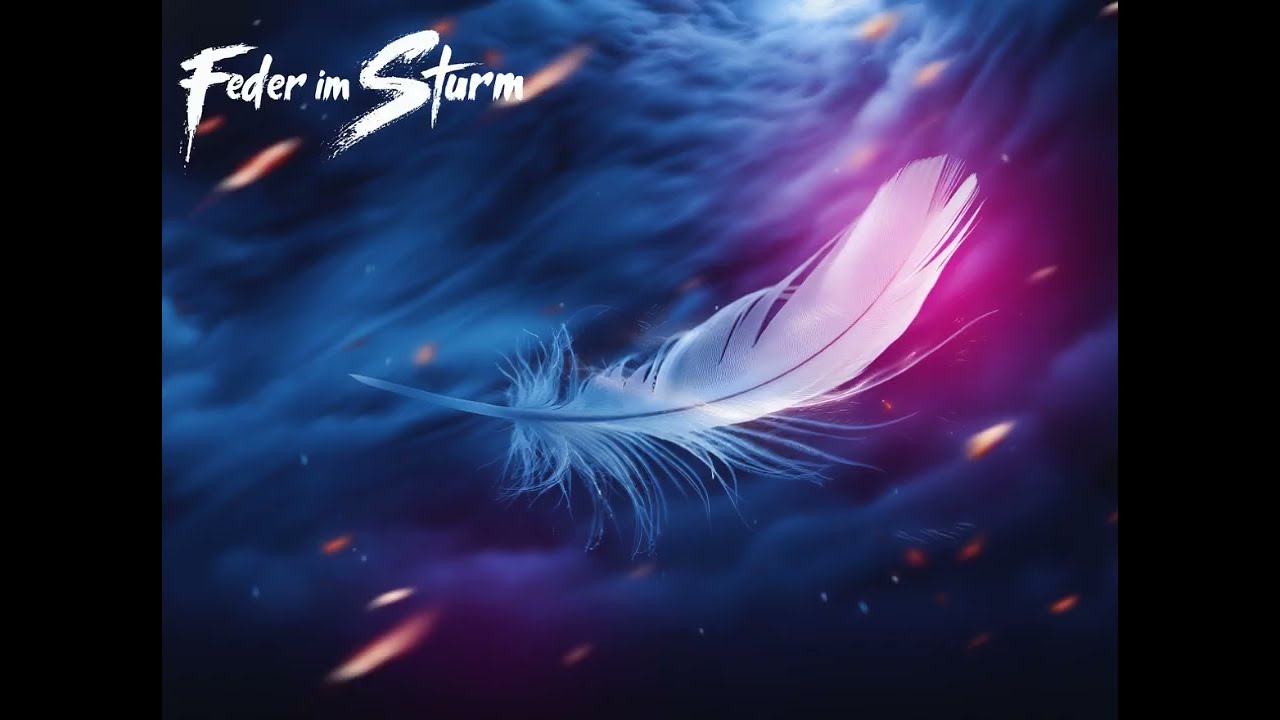 Feder im Sturm