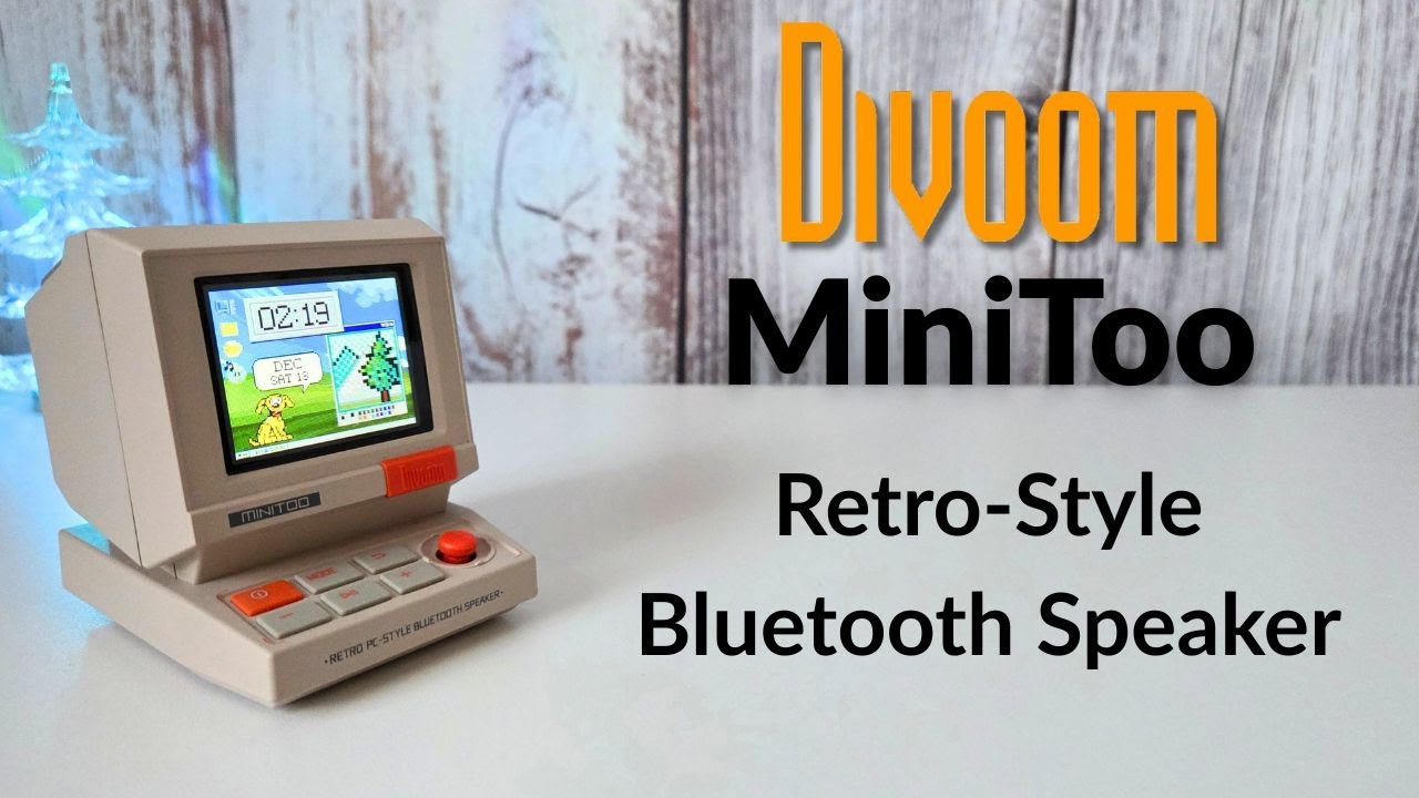 Обзор ретро-колонки Divoom MiniToo в стиле ПК с поддержкой Bluetooth.