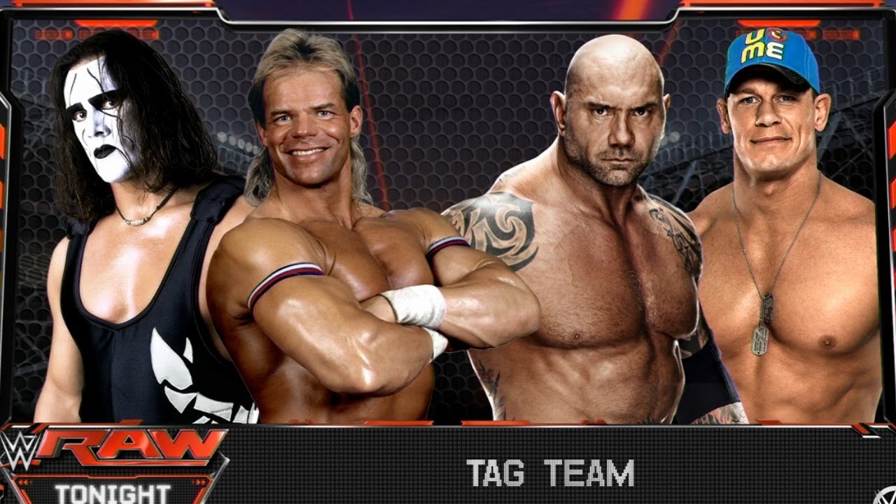 WWE 2K16 | Sting ＆Lex Luger vs. John Cena ＆Batista