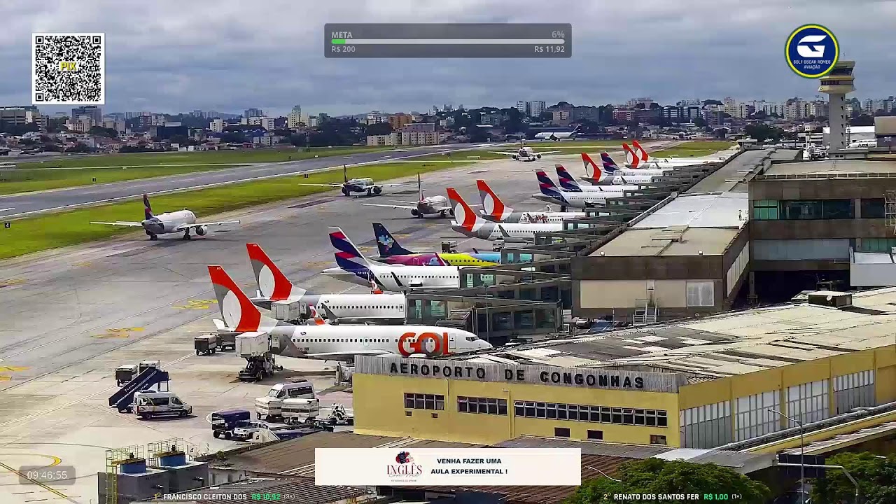 SBSP LIVE #2 - Aeroporto de São Paulo AO VIVO - CGH Airport - 10/02 Noite