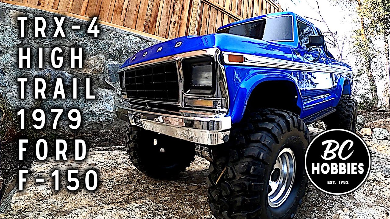 Driving the Traxxas TRX-4 Ford F-150 High Trail