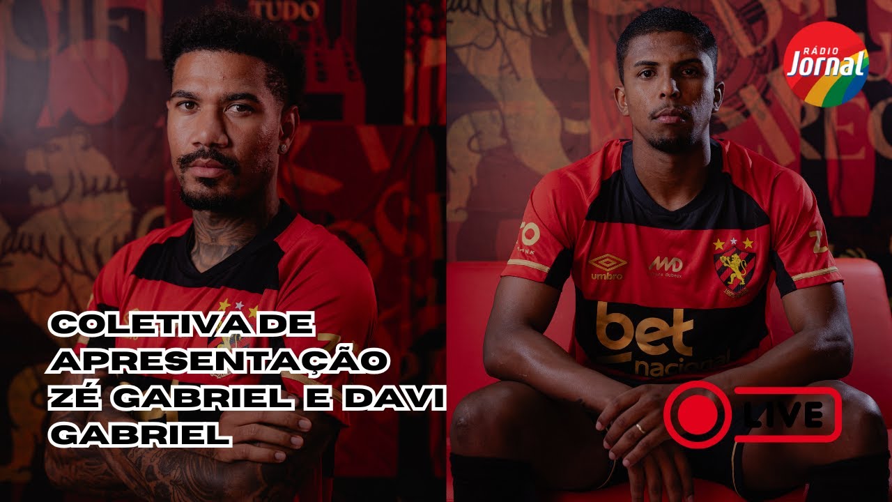 SPORT: Coletiva de apresentação - ZÉ GABRIEL e DAVI GABRIEL