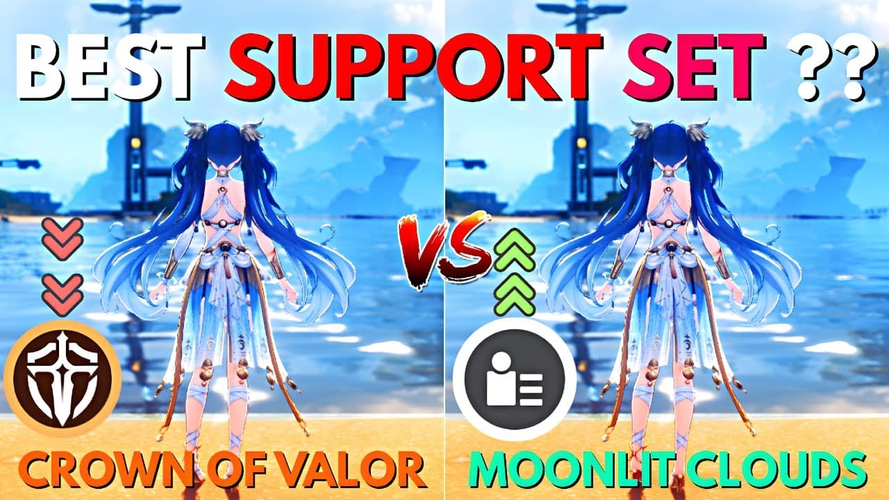 BEST Build for IUNO?? Moonlit vs Crown of Valor!! Wuthering Waves