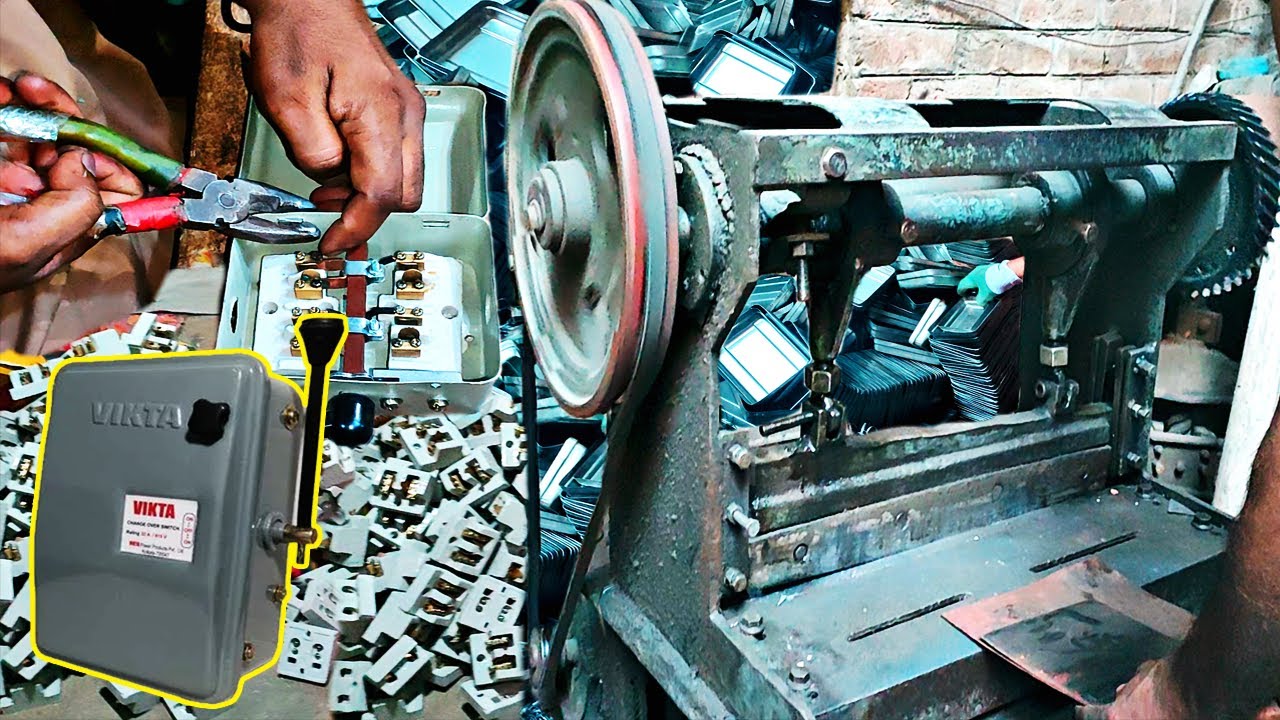 Electrical component manufacturer Made Change over Switch Mass Production at factory