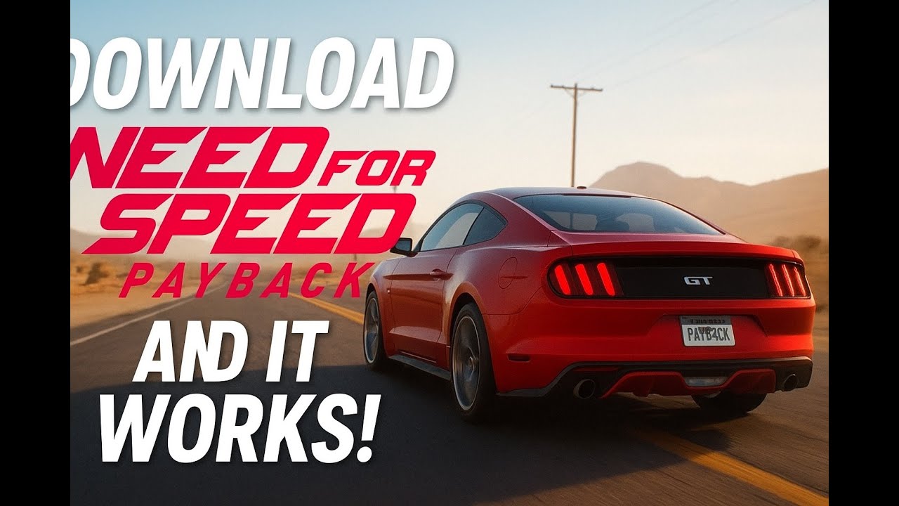أسهل طريقة لتحميل وتثبيت NFS Payback على PC (شغالة 100%)