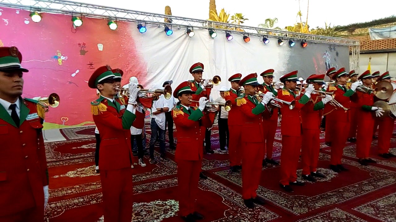 مشاركة الفرقة النحاسية مع جمعية السلام لدوي الاحتياجات الخاصة بانزكان في الحفل الختامي الهواء الطلق