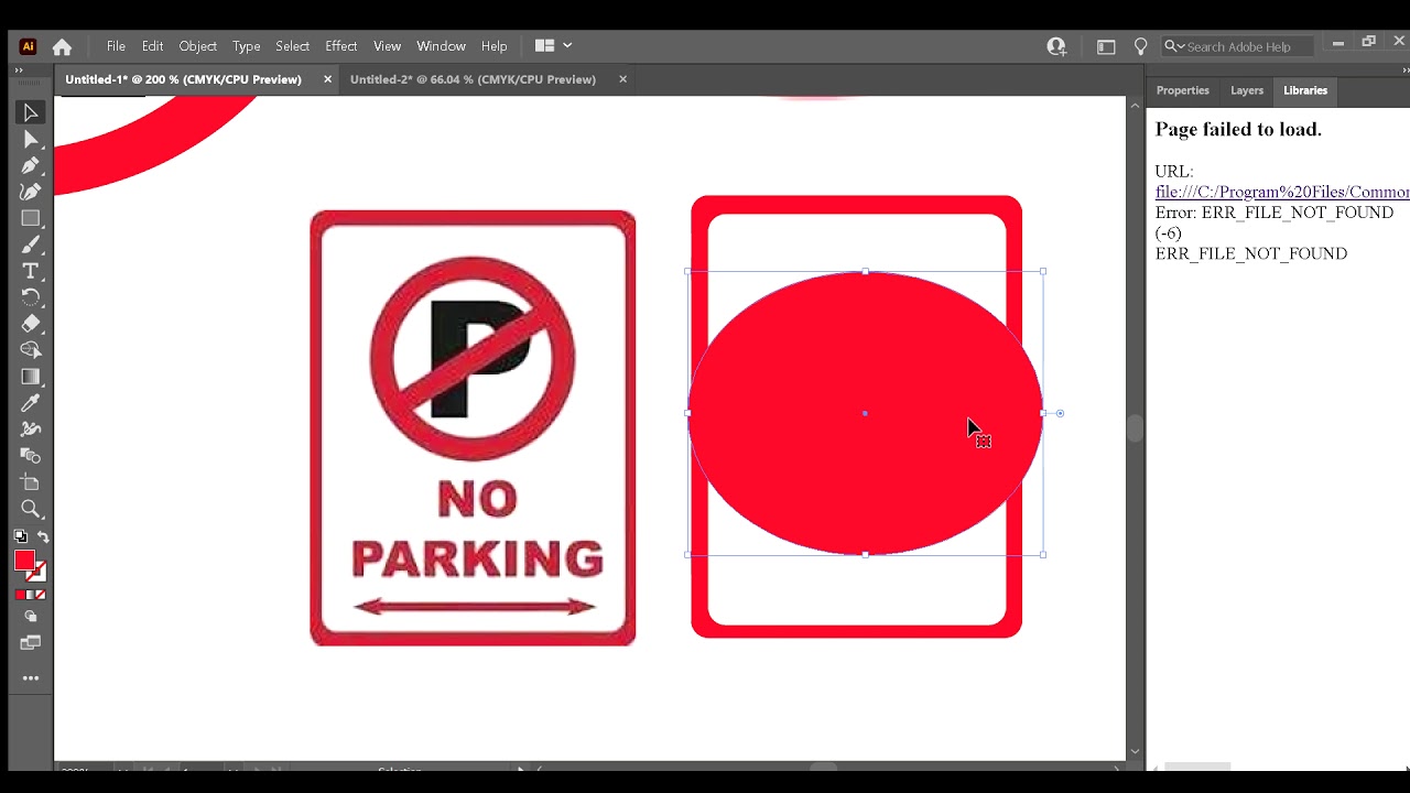 Traffic Road Sign Design