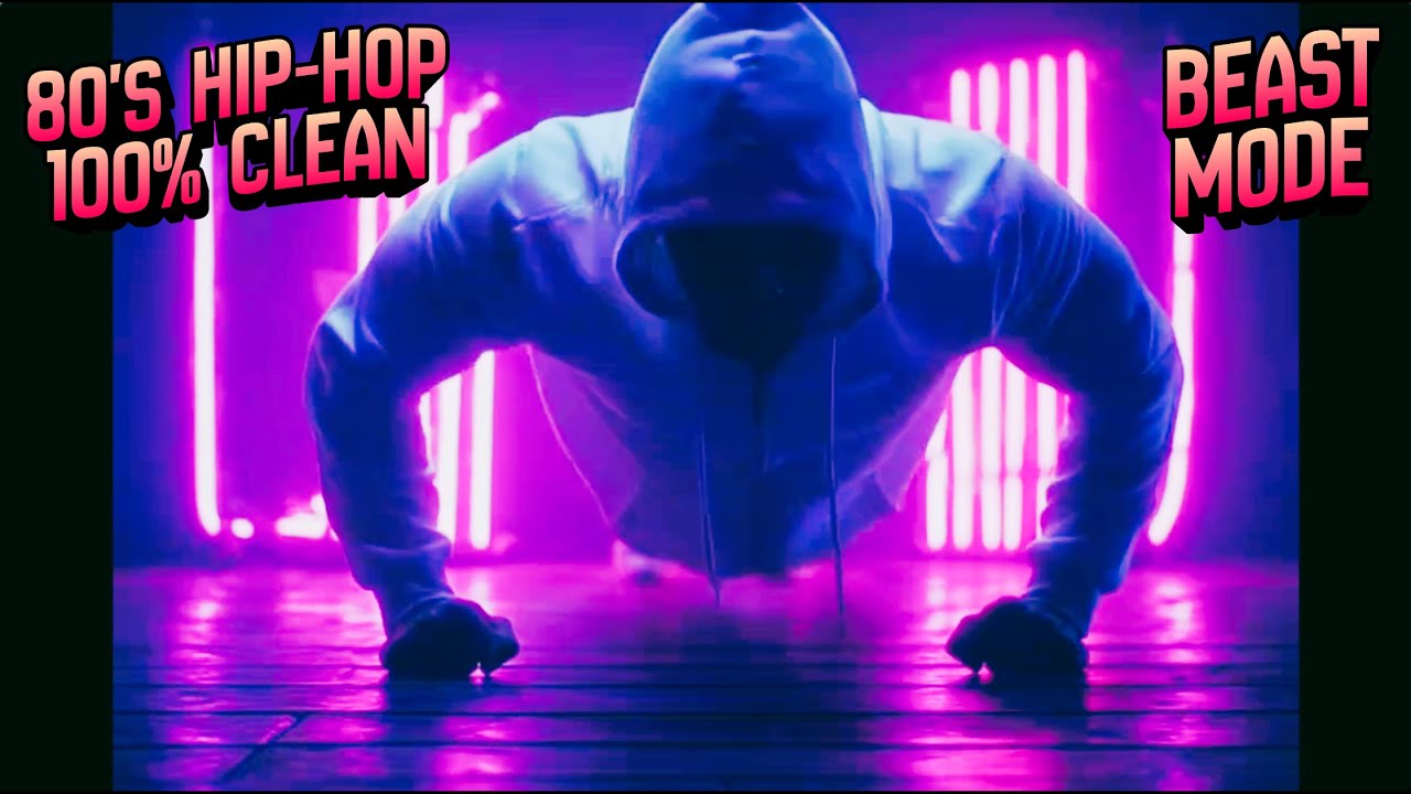 Clean 80s Synth Hip Hop Beast Mode Workout Music 2026 🔥💪 1 Hour Intense Gym Mix (No Swearing)