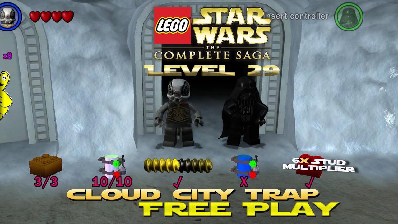 Lego Star Wars TCS: Эпизод 5, глава 5 / Ловушка в Облачном городе (бесплатная игра) (все предметы...