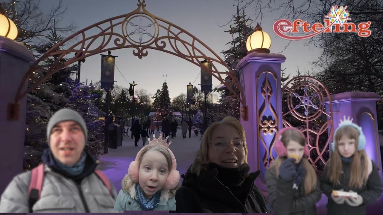 ❄️SCHNEECHAOS im Efteling! Traumhaft schön - aber sie hat ihre SCHUHE vergessen ...😮