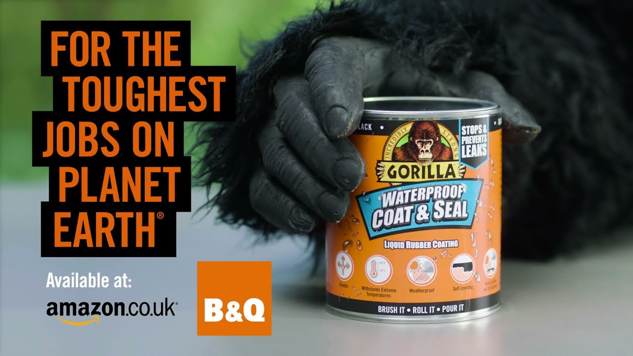NEW Gorilla Waterproof Coat & Seal - Liquid Rubber Coating