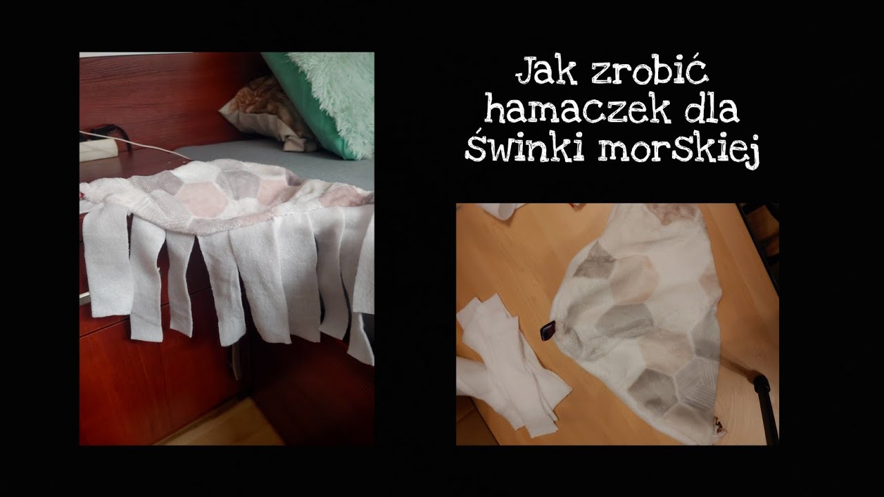 Jak zrobić hamaczek dla świnki morskiej | Świnionkowe DIY #1