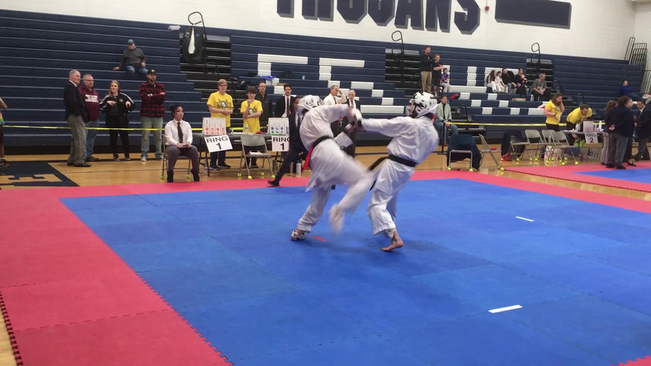 Zack Ernst Tournament 2020 Sanbon Kumite Match 1