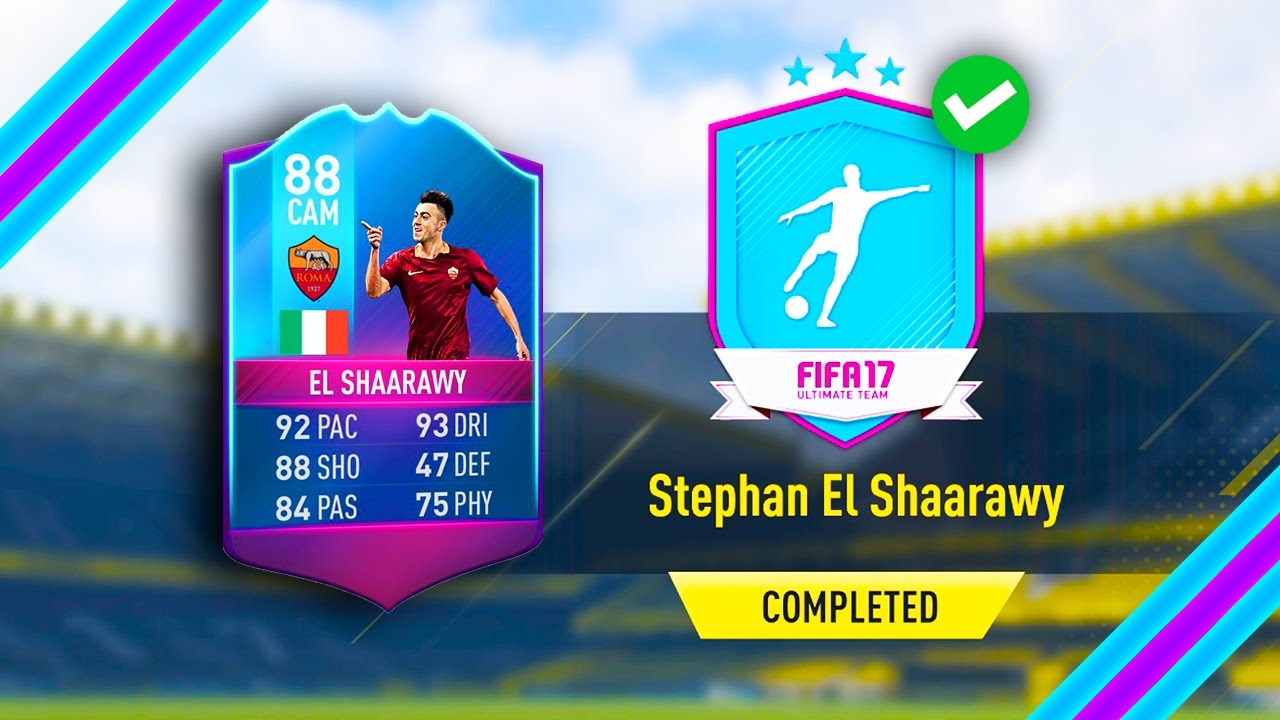 THROWBACK 88 RATED EL SHAARAWY PREMIUM SBC! (COMPLETED) FIFA 17 ULTIMATE TEAM