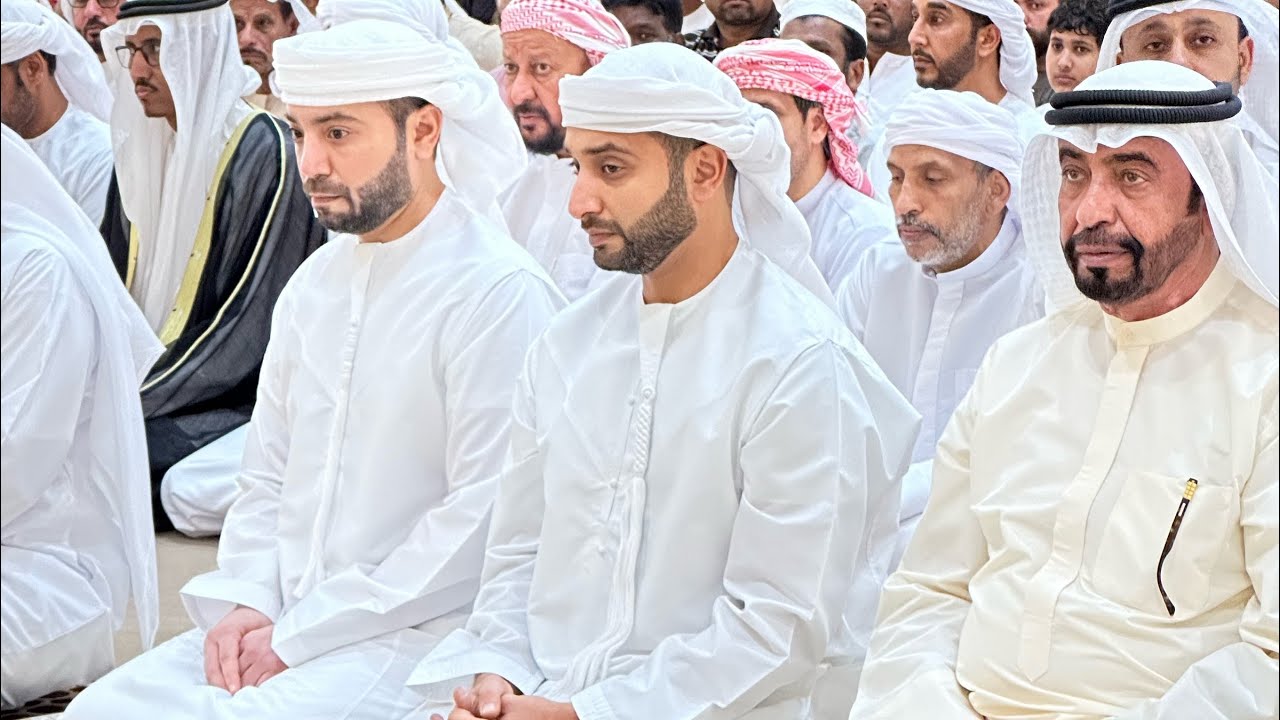 افتتاح جامع الشيخ سلطان بن زايد في مدينة سويحان بحضور الشيخ هزاع بن سلطان وخالد بن سلطان