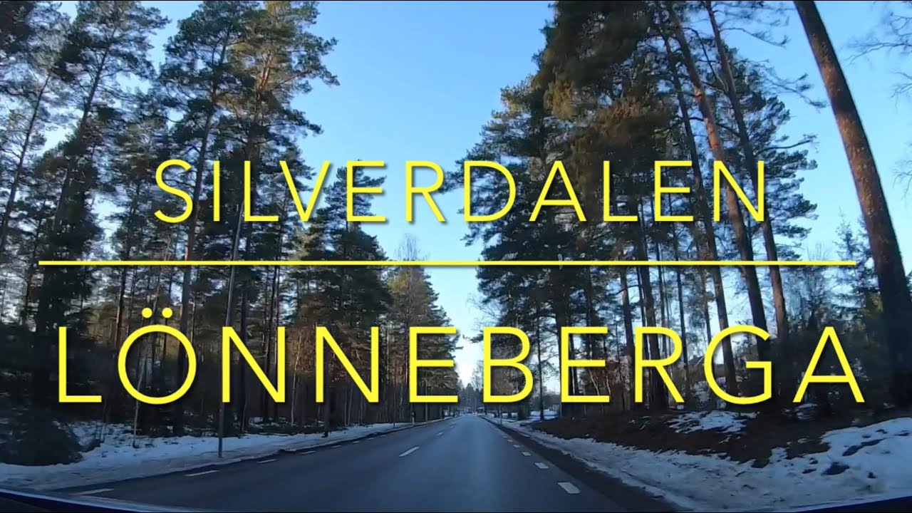 Silverdalen - Lönneberga, Sweden. Dashcam video.