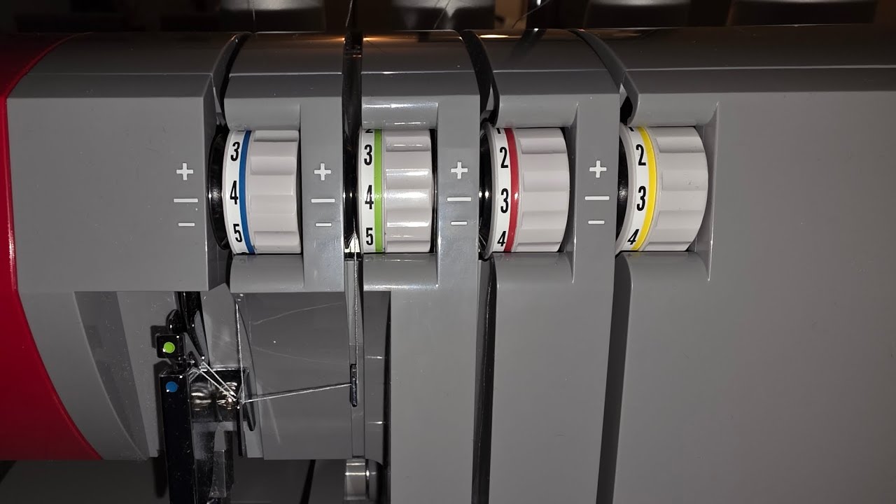 Paso a paso para enebrar tu Fileteadora o Overloc Singer HD0450S 