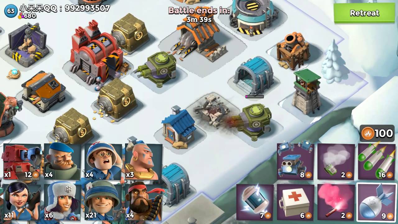 Boom Beach - Yolo unboosted attacks