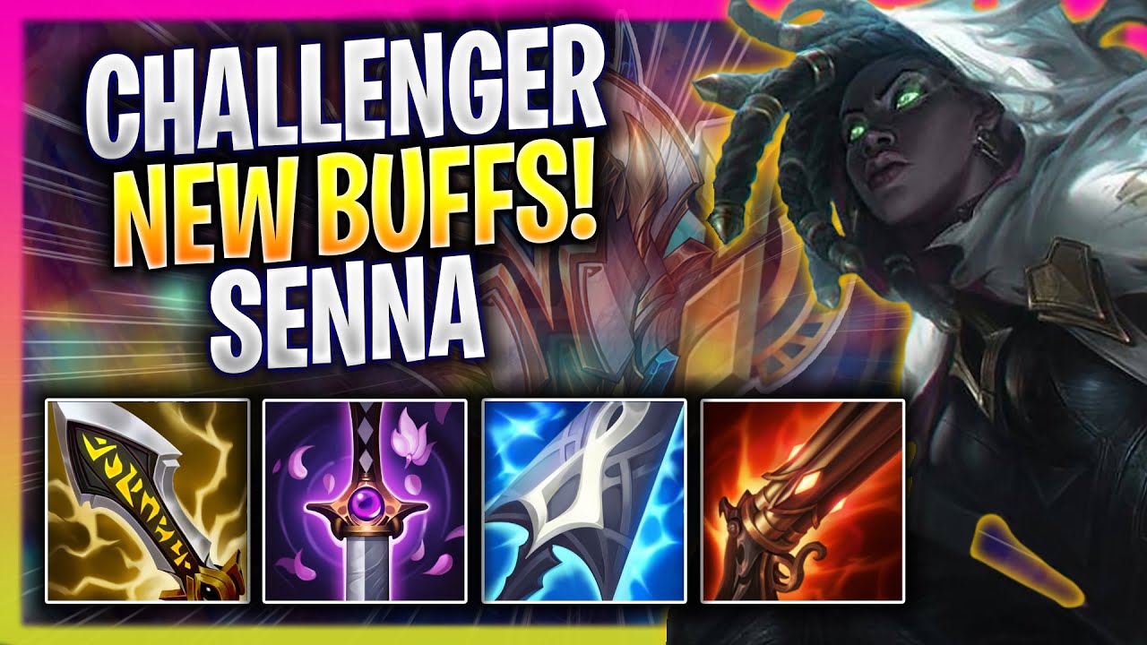 KOREAN CHALLENGER TRIES SENNA WITH NEW BUFFS! - Korean Challenger Plays Senna ADC vs Smolder!