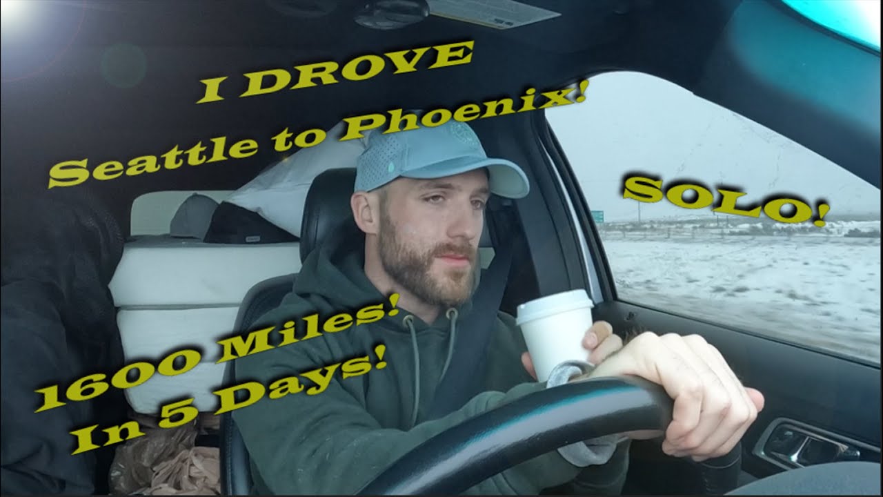 I Drove From Seattle to Phoenix in 5 Days! | SOLO Road Trip! | 1600 Miles!