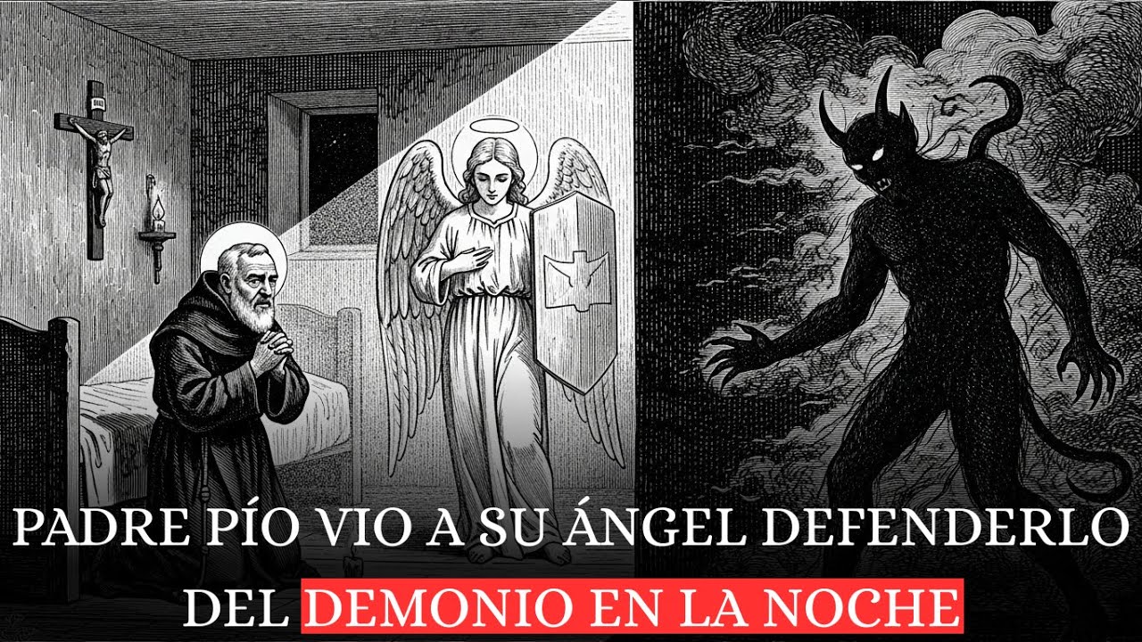 Padre Pío Vio a Su Ángel Defenderlo del Demonio en la Noche