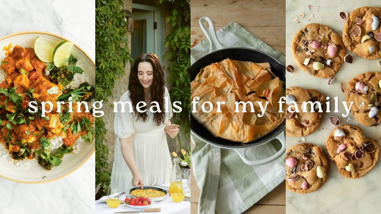 A week of healthy Spring meals for my family 
