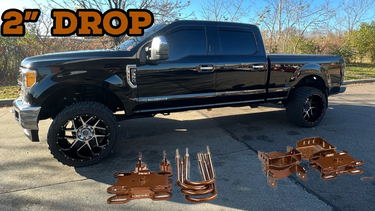 17-22 Ford Super Duty PMF SUSPENSION Reverse Leveling kit w/ AIRBAG PLATFORMS!!