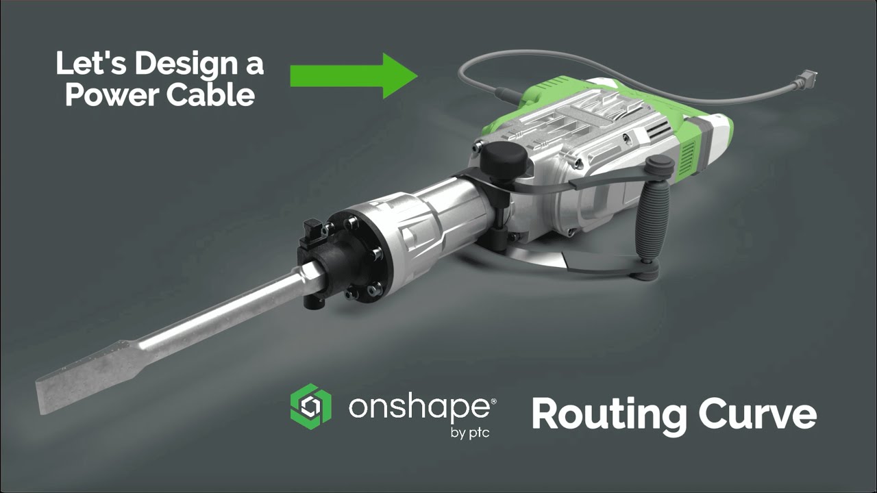 Let's Design a Power Cable Using Routing Curves in Onshape