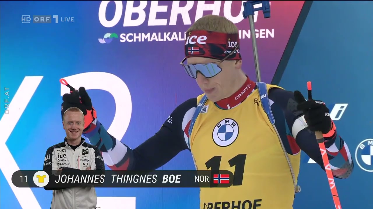 IBU Biathlon - Sprint Männer - Oberhof 2024 - ORF HD